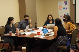Colorado fellows in a group discussion during session