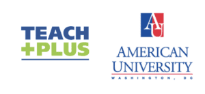 Teach Plus and American University logos